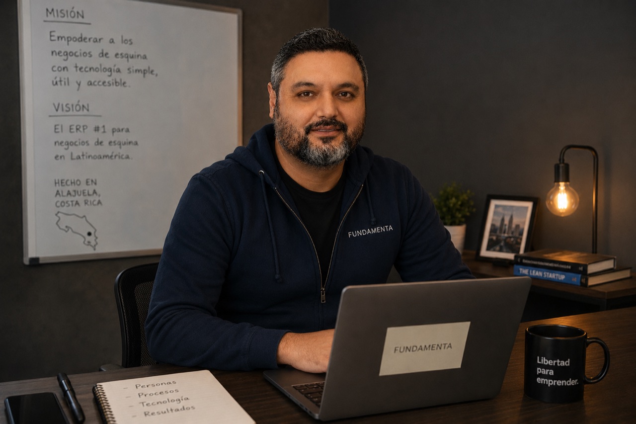 Brian Barrantes Monge, fundador y CEO de Fundamenta